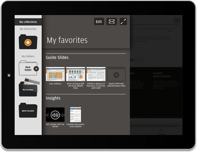 Insights App - Customization screen